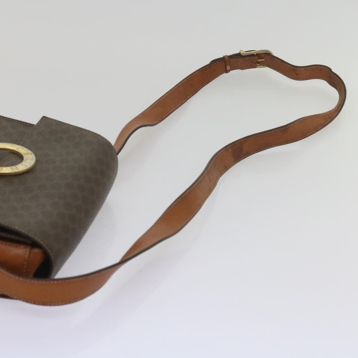 Celine Celine Vintage Macadam Shoulder Bag Canvas and Leather Size ONE SIZE - 16 Thumbnail