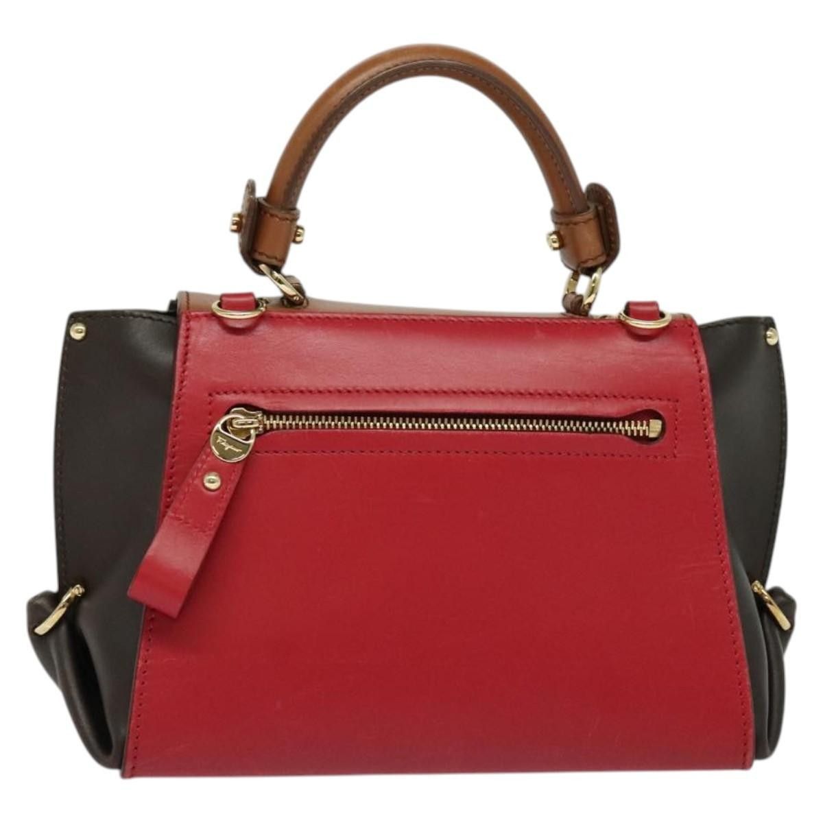 Salvatore Ferragamo Salvatore Ferragamo Sofia Satchel Leather Size ONE SIZE - 2 Thumbnail