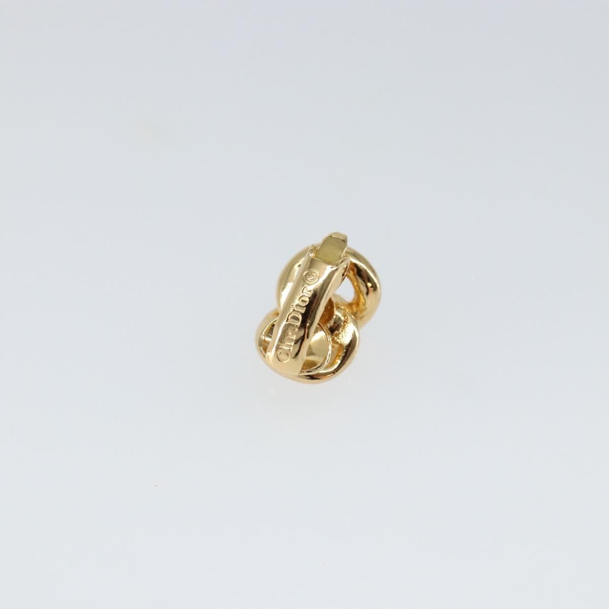 Dior Christian Dior Vintage Logo Round Clip-On Earrings Metal Size ONE SIZE - 6 Thumbnail
