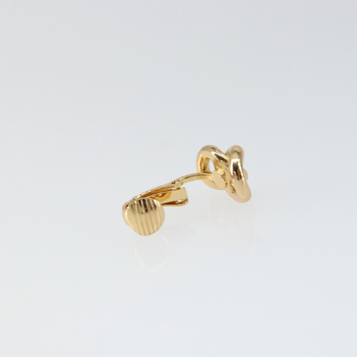 Dior Christian Dior Vintage Logo Round Clip-On Earrings Metal Size ONE SIZE - 4 Thumbnail