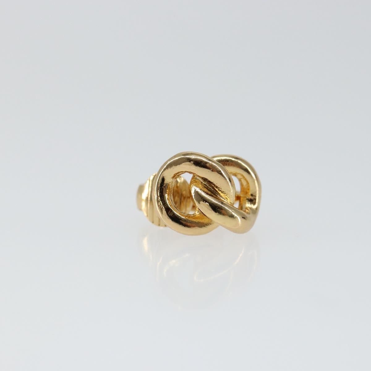 Dior Christian Dior Vintage Logo Round Clip-On Earrings Metal Size ONE SIZE - 3 Thumbnail