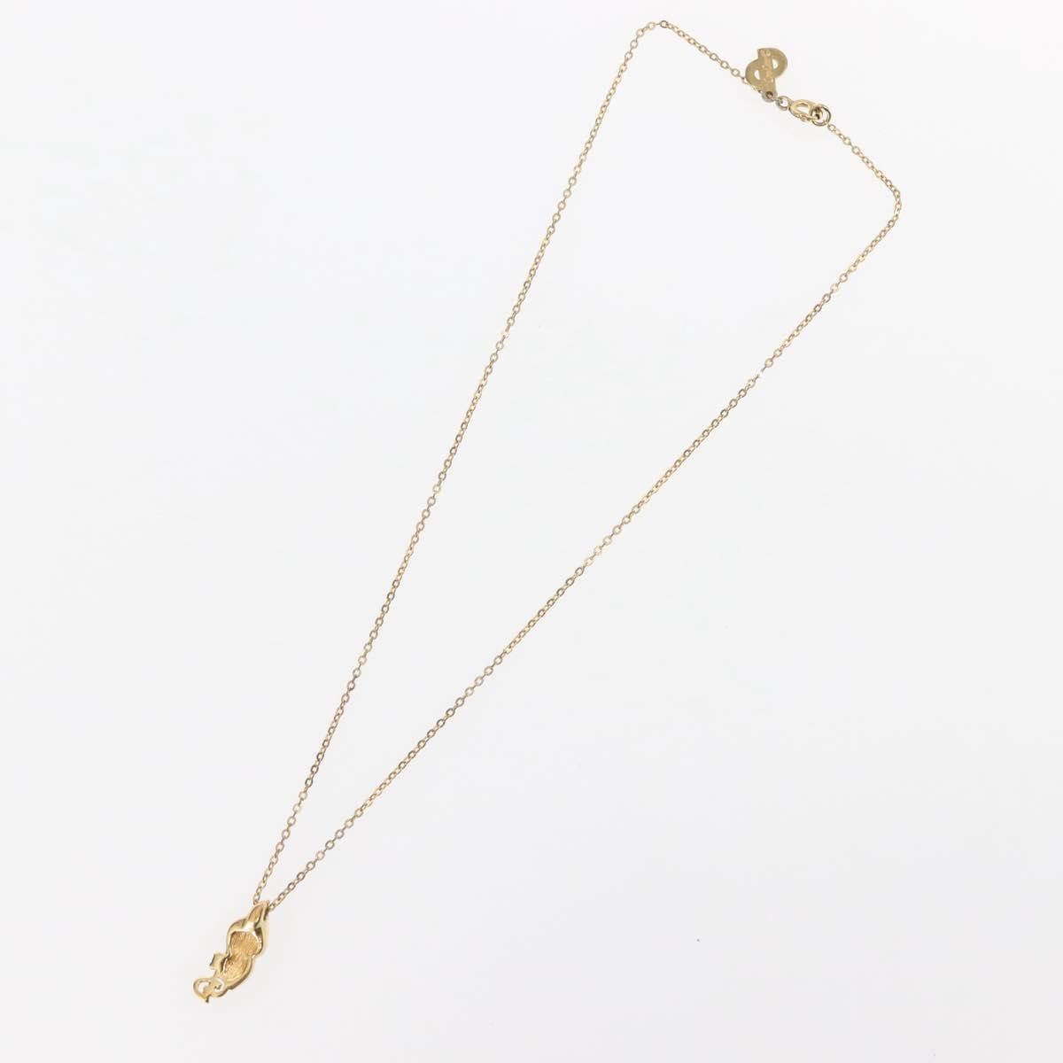Dior Christian Dior CD Pendant Necklace Gold-plated Size ONE SIZE - 2 Thumbnail