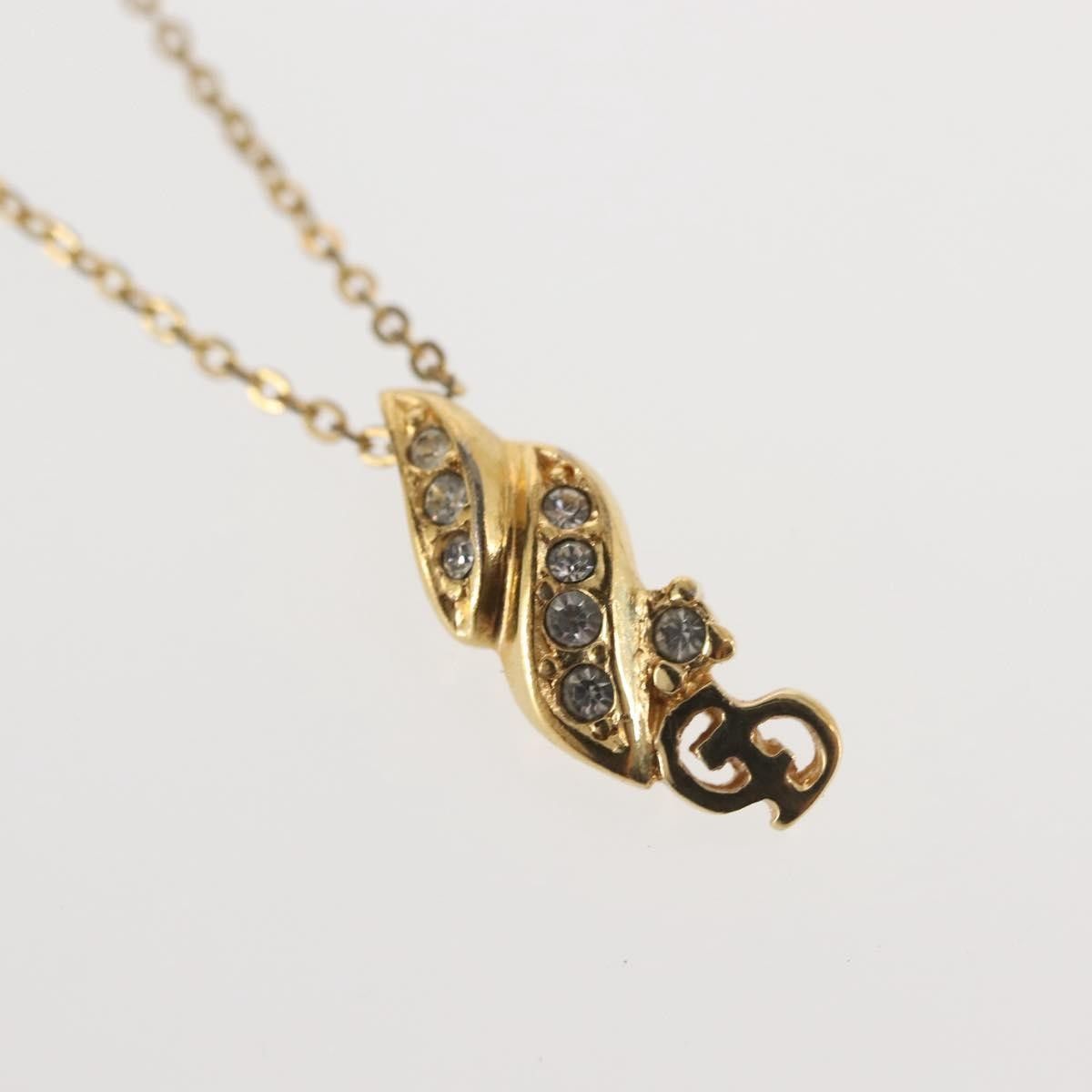 Dior Christian Dior CD Pendant Necklace Gold-plated Size ONE SIZE - 4 Thumbnail