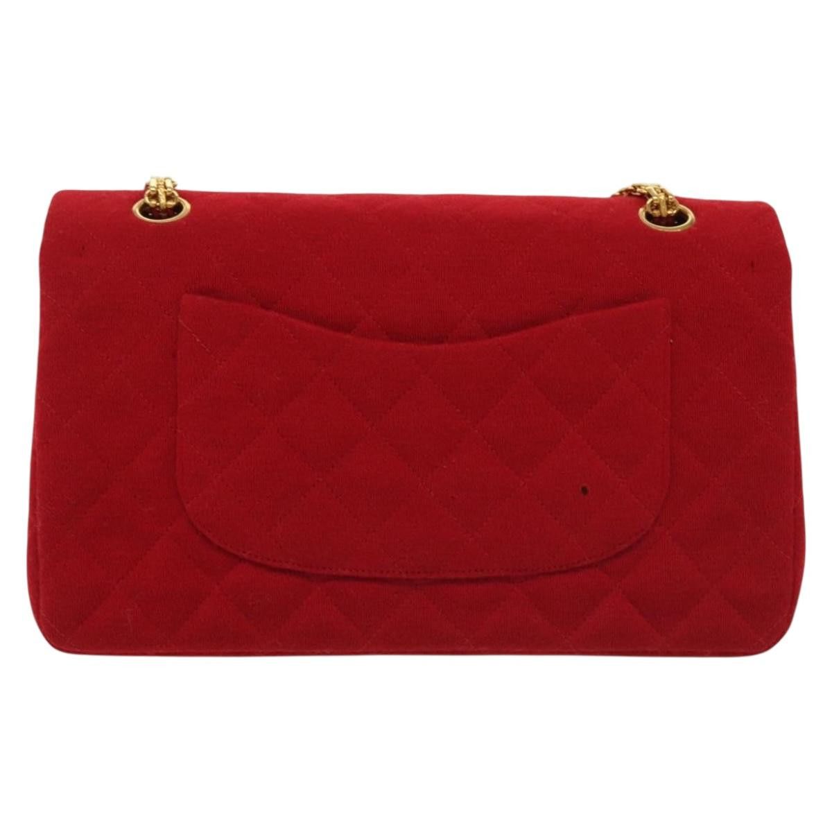 Chanel Chanel Vintage Classic Double Flap Bag Quilted Wool Size ONE SIZE - 3 Thumbnail