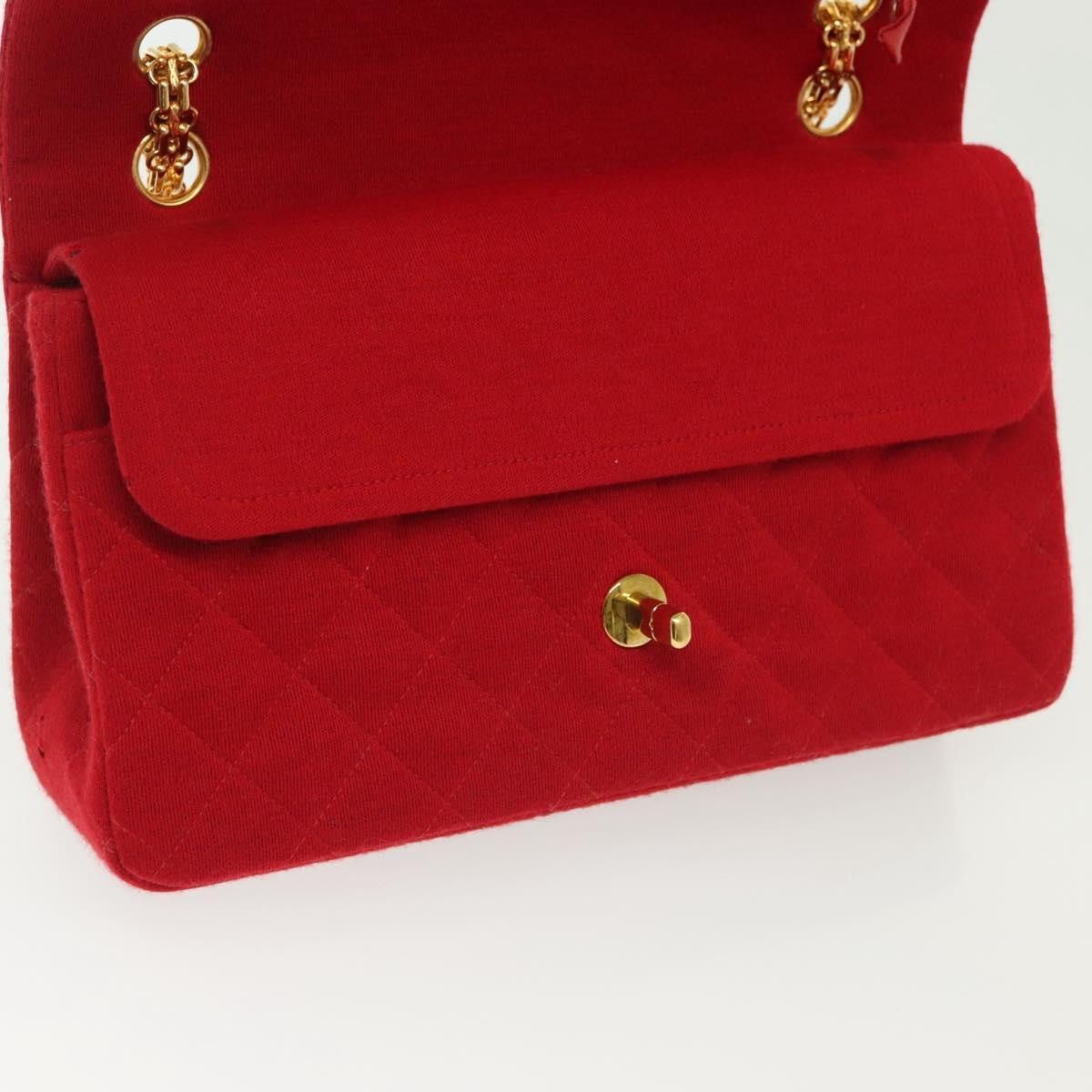 Chanel Chanel Vintage Classic Double Flap Bag Quilted Wool Size ONE SIZE - 18 Thumbnail