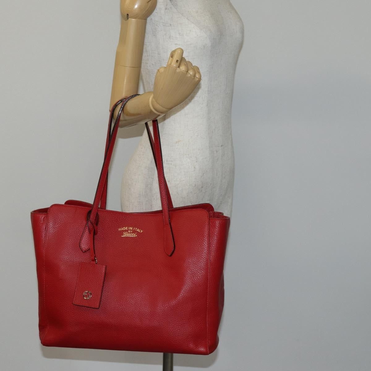 Gucci Gucci Swing Tote Leather Size ONE SIZE - 13 Thumbnail