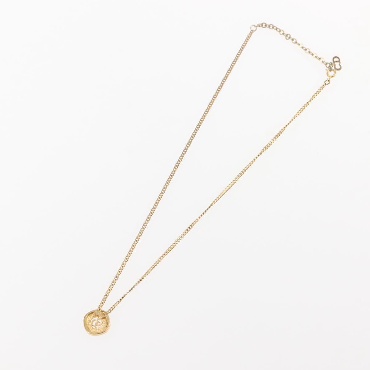 Dior Christian Dior CD Pendant Necklace Metal Size ONE SIZE - 2 Thumbnail