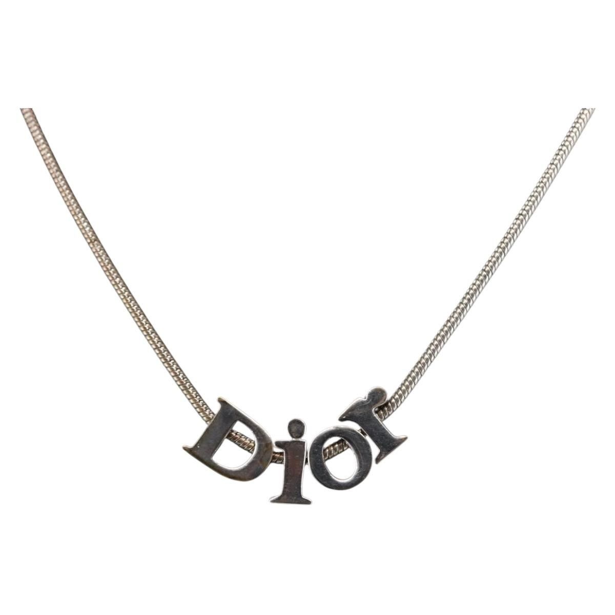 Dior Christian Dior Logo Necklace Metal Size ONE SIZE - 3 Thumbnail
