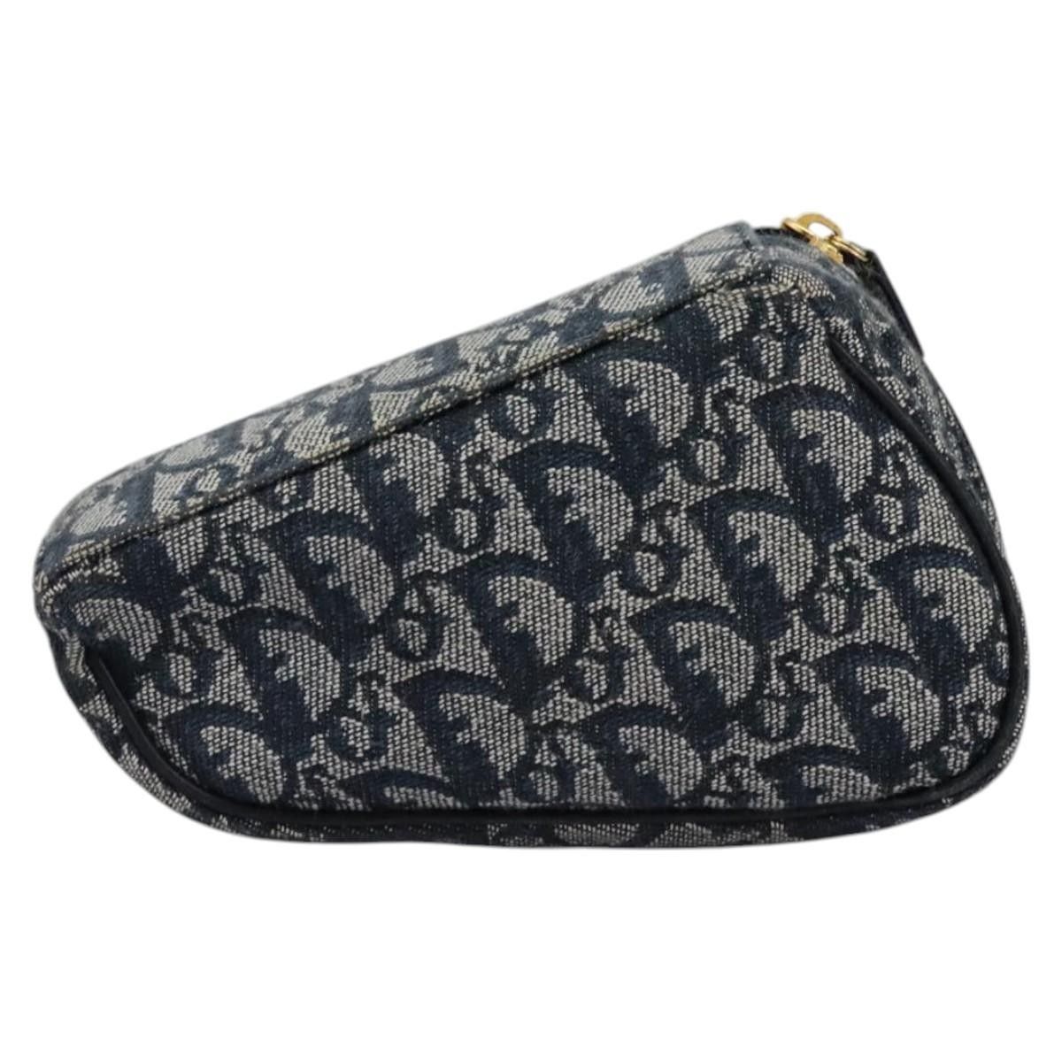 Dior Christian Dior Saddle Zip Pouch Diorissimo Canvas Size ONE SIZE - 2 Thumbnail