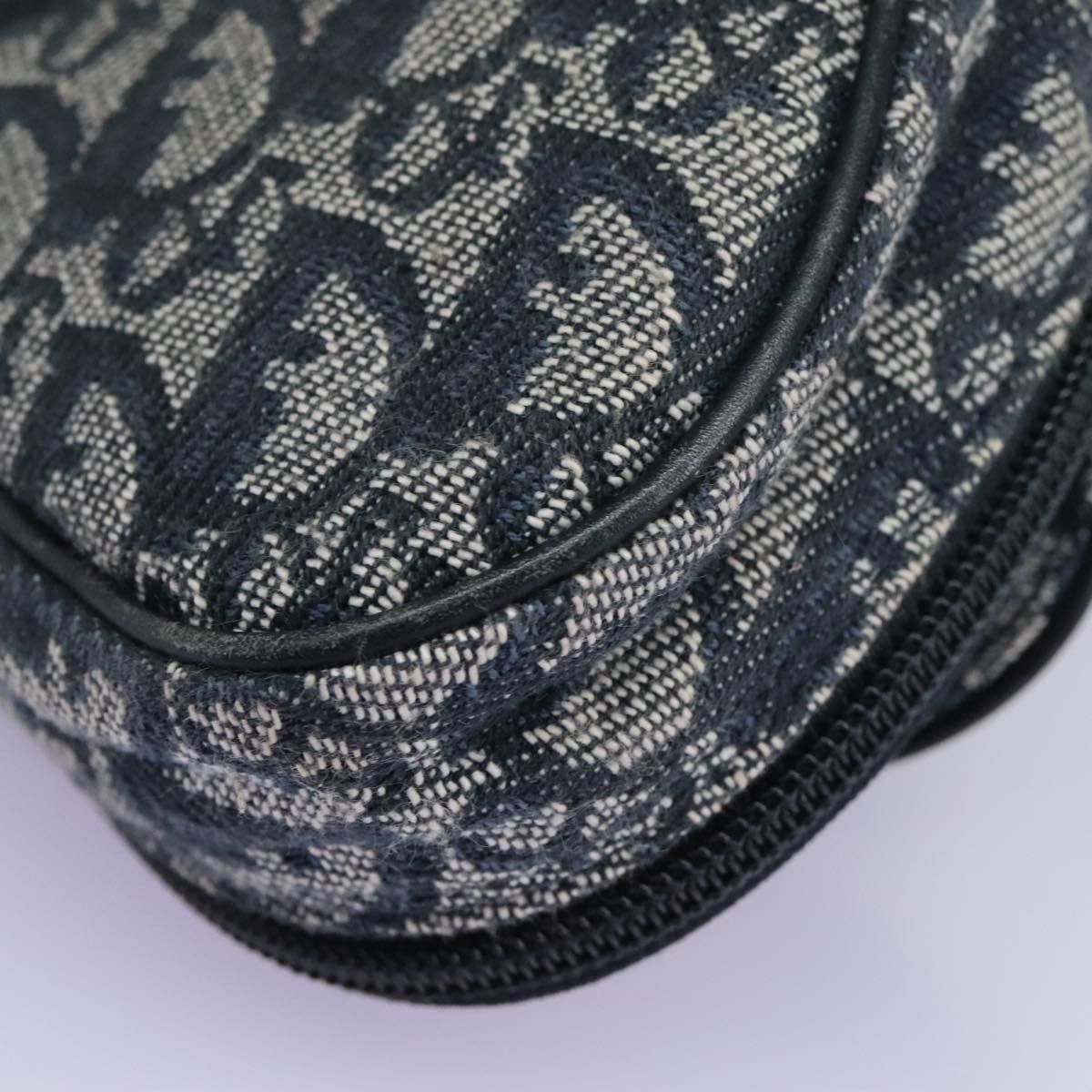 Dior Christian Dior Saddle Zip Pouch Diorissimo Canvas Size ONE SIZE - 8 Thumbnail