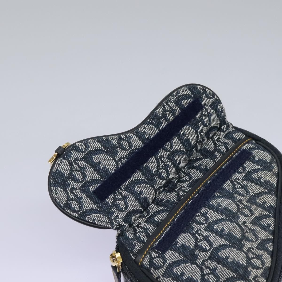 Dior Christian Dior Saddle Zip Pouch Diorissimo Canvas Size ONE SIZE - 17 Thumbnail
