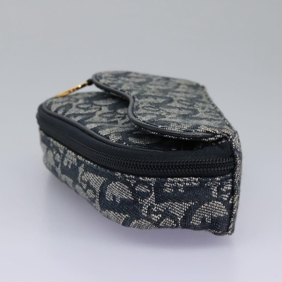 Dior Christian Dior Saddle Zip Pouch Diorissimo Canvas Size ONE SIZE - 3 Thumbnail