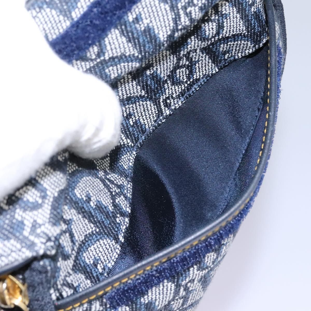 Dior Christian Dior Saddle Zip Pouch Diorissimo Canvas Size ONE SIZE - 18 Thumbnail
