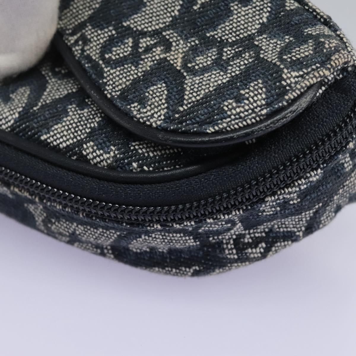 Dior Christian Dior Saddle Zip Pouch Diorissimo Canvas Size ONE SIZE - 9 Thumbnail