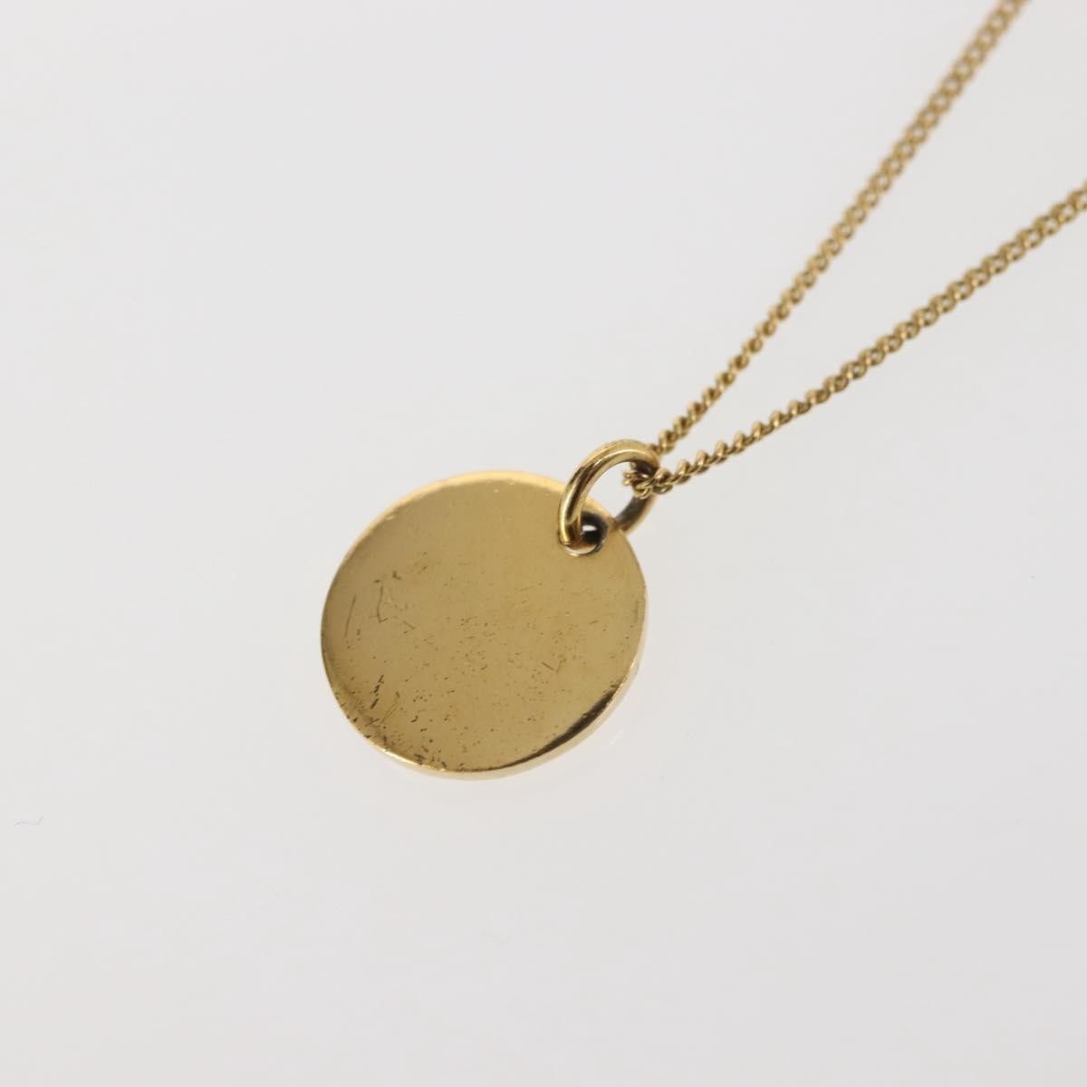 Dior Christian Dior Round Logo Pendant Necklace Metal Size ONE SIZE - 5 Thumbnail