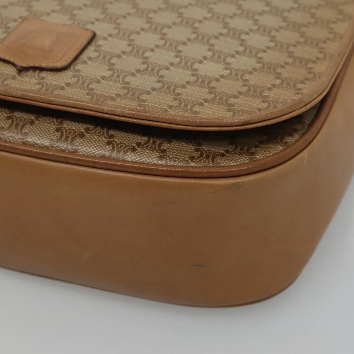 Celine Celine Vintage Macadam Shoulder Bag Canvas and Leather Size ONE SIZE - 8 Thumbnail