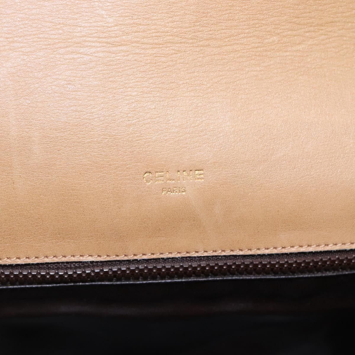 Celine Celine Vintage Macadam Shoulder Bag Canvas and Leather Size ONE SIZE - 19 Thumbnail