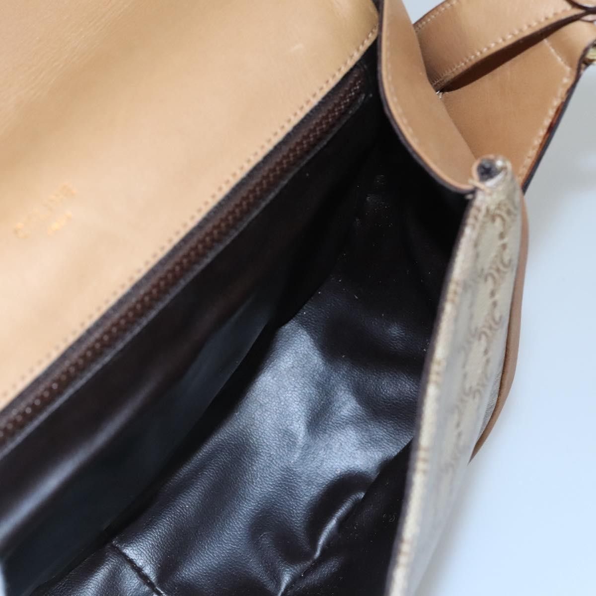 Celine Celine Vintage Macadam Shoulder Bag Canvas and Leather Size ONE SIZE - 20 Thumbnail
