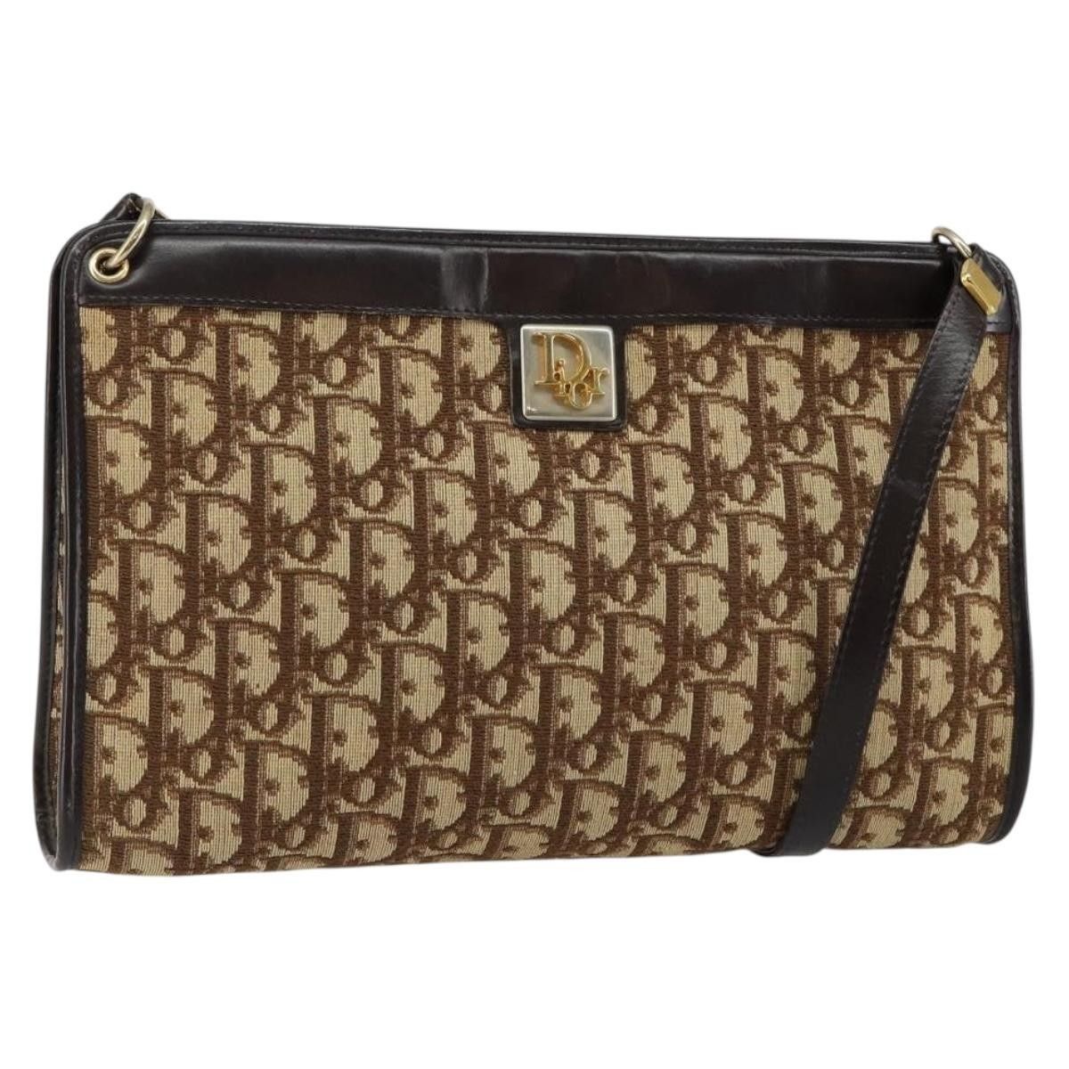 Dior Christian Dior Vintage Trotter Shoulder Bag Canvas Size ONE SIZE - 17 Thumbnail