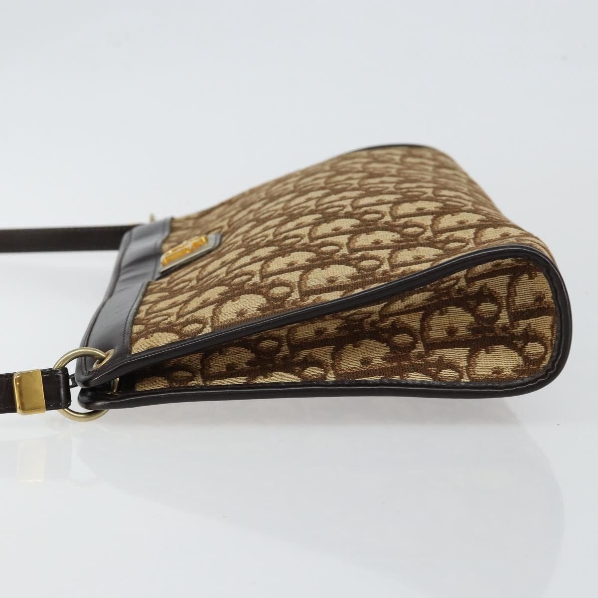 Dior Christian Dior Vintage Trotter Shoulder Bag Canvas Size ONE SIZE - 4 Thumbnail