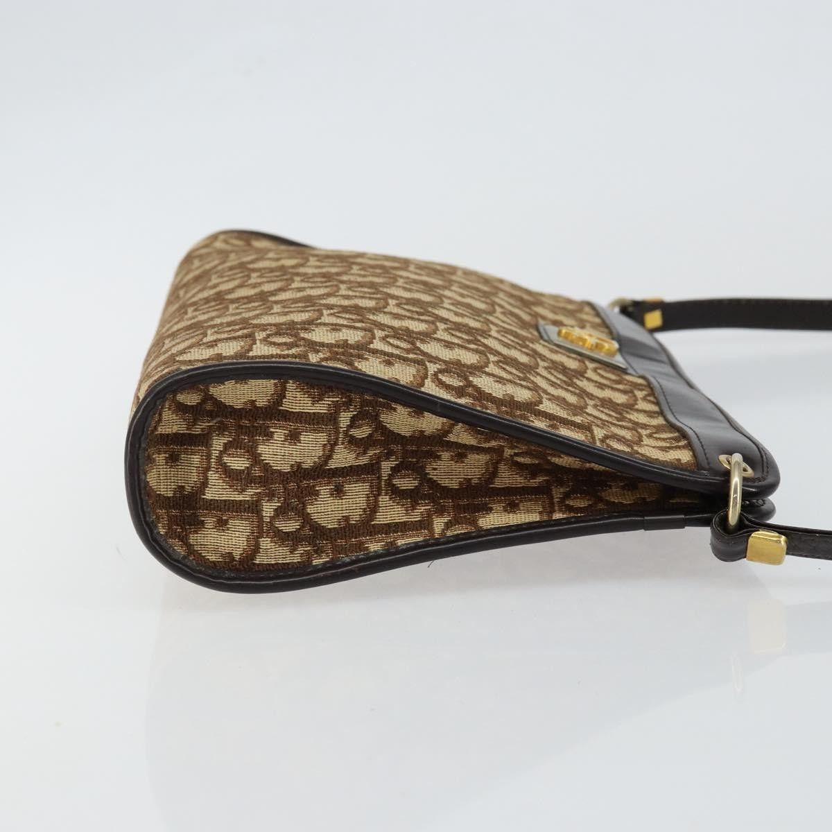 Dior Christian Dior Vintage Trotter Shoulder Bag Canvas Size ONE SIZE - 3 Thumbnail
