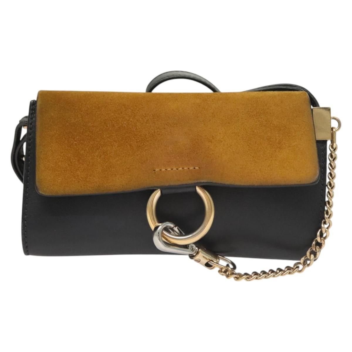 Chloe Chloe Faye Shoulder Bag Leather and Suede Size ONE SIZE - 18 Thumbnail