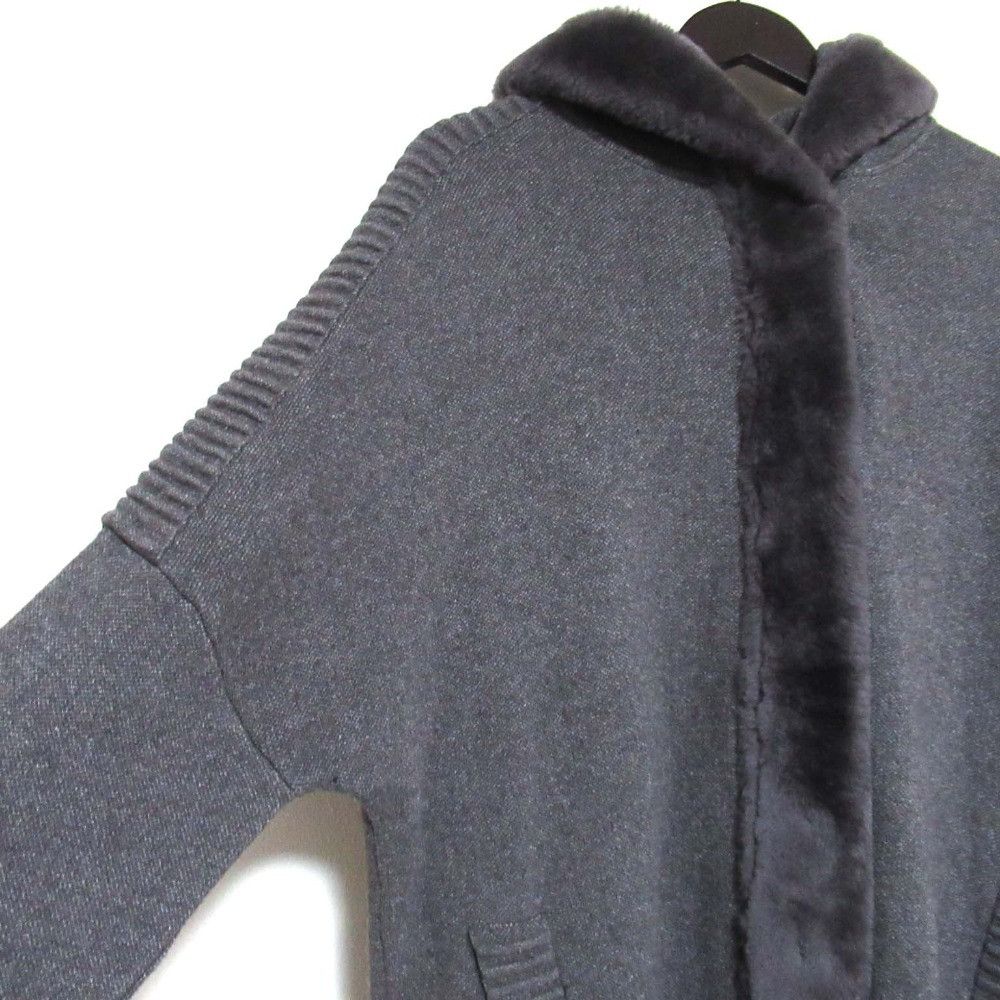Other Other Suprema Snap Button Front Shearling Knit Hooded Coat Others Outerwear DUTY FREE for USA Size ONE SIZE - 3 Thumbnail