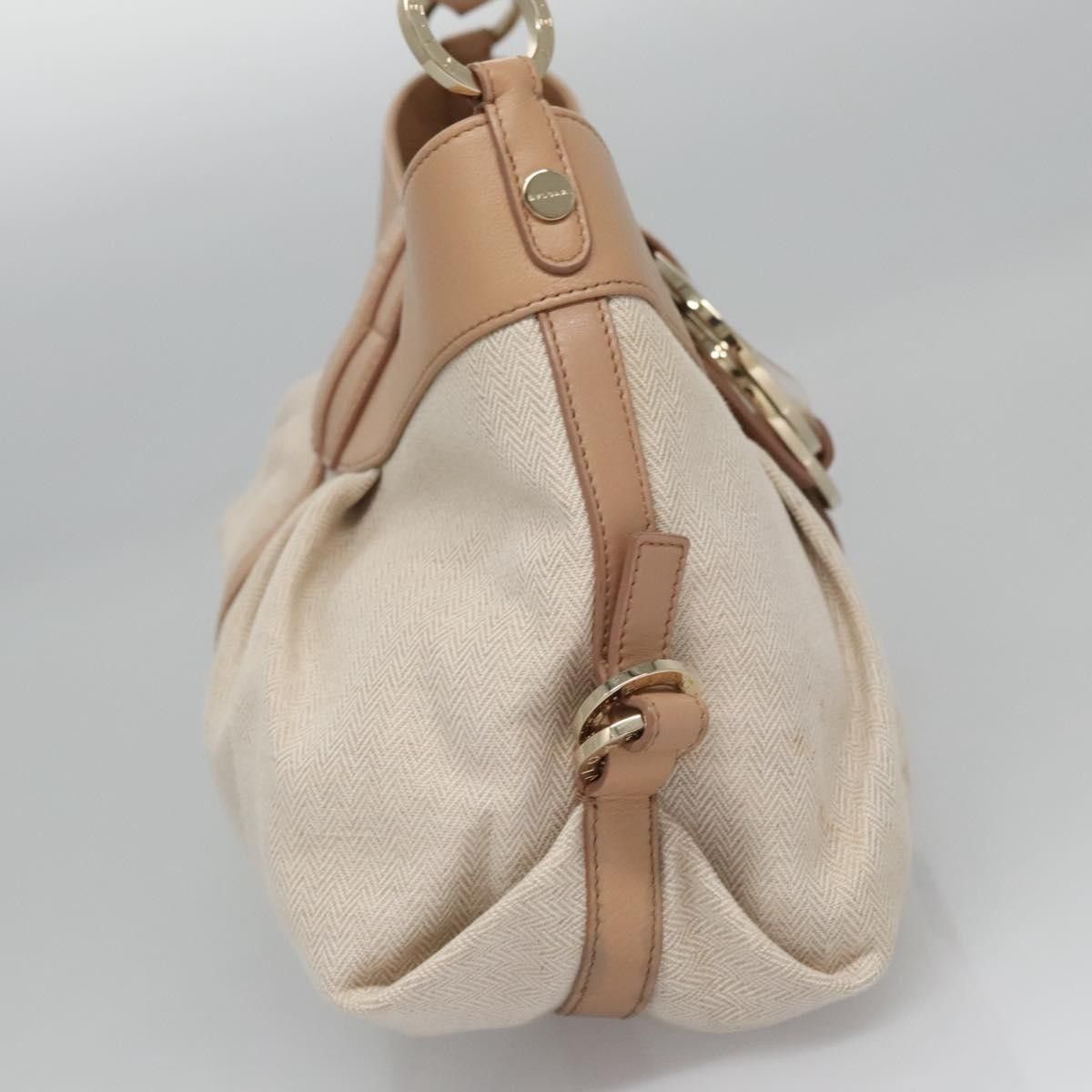 Bvlgari Bvlgari Chandra Hobo Canvas and Leather Size ONE SIZE - 4 Thumbnail