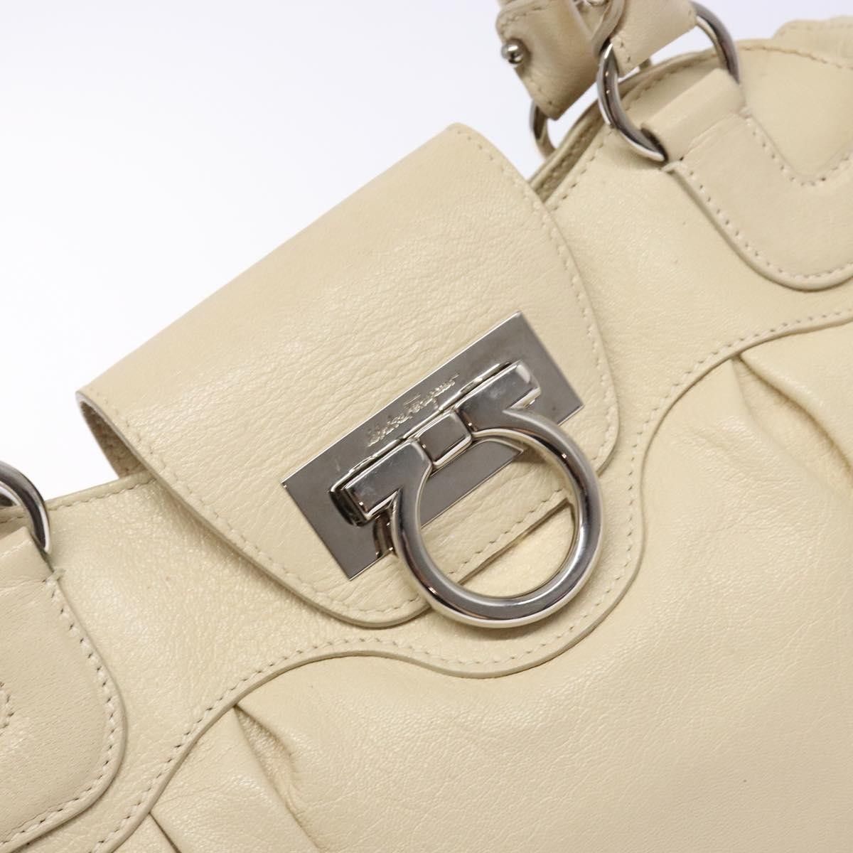 Salvatore Ferragamo Salvatore Ferragamo Marisa Satchel Leather Size ONE SIZE - 13 Thumbnail