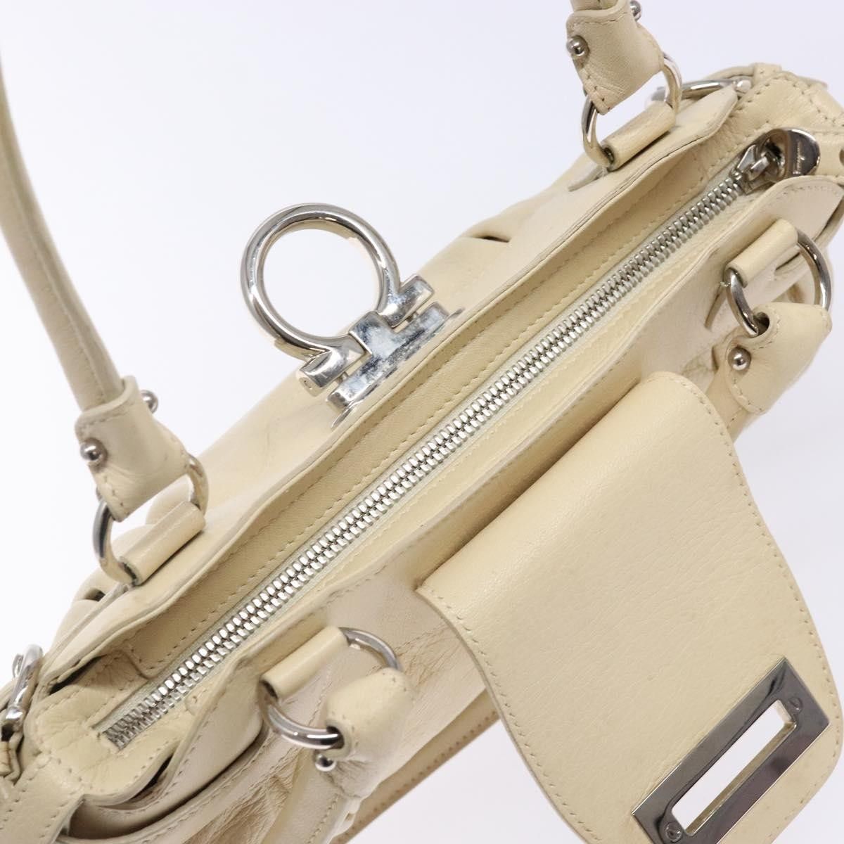 Salvatore Ferragamo Salvatore Ferragamo Marisa Satchel Leather Size ONE SIZE - 18 Thumbnail