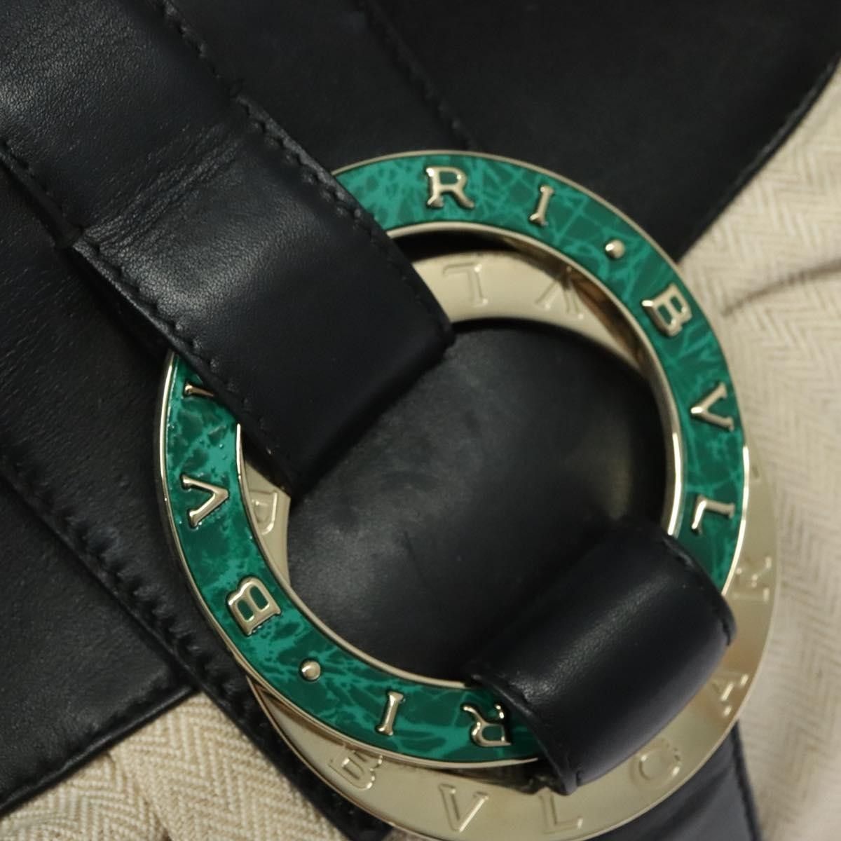 Bvlgari Bvlgari Chandra Hobo Canvas and Leather Size ONE SIZE - 13 Thumbnail
