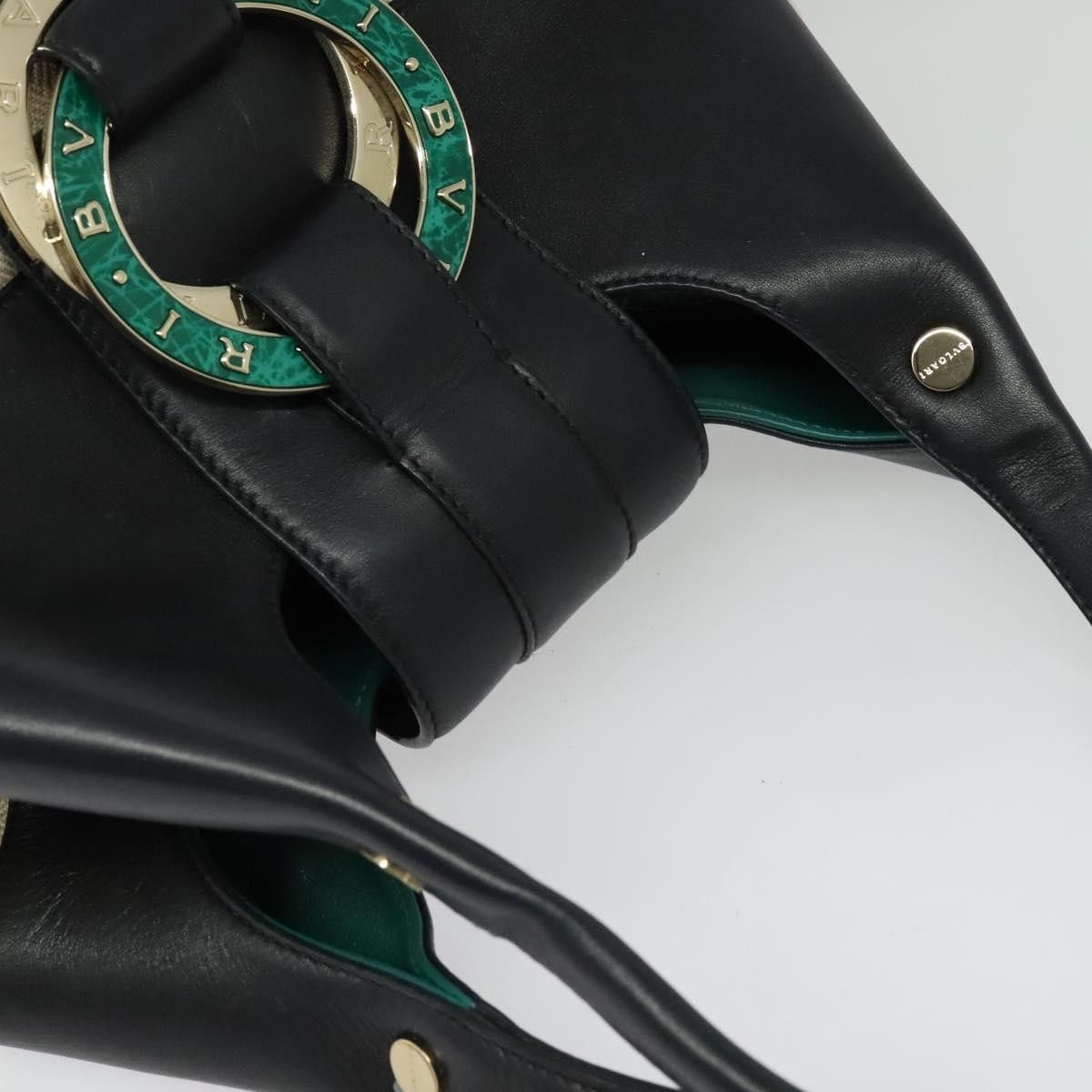 Bvlgari Bvlgari Chandra Hobo Canvas and Leather Size ONE SIZE - 16 Thumbnail