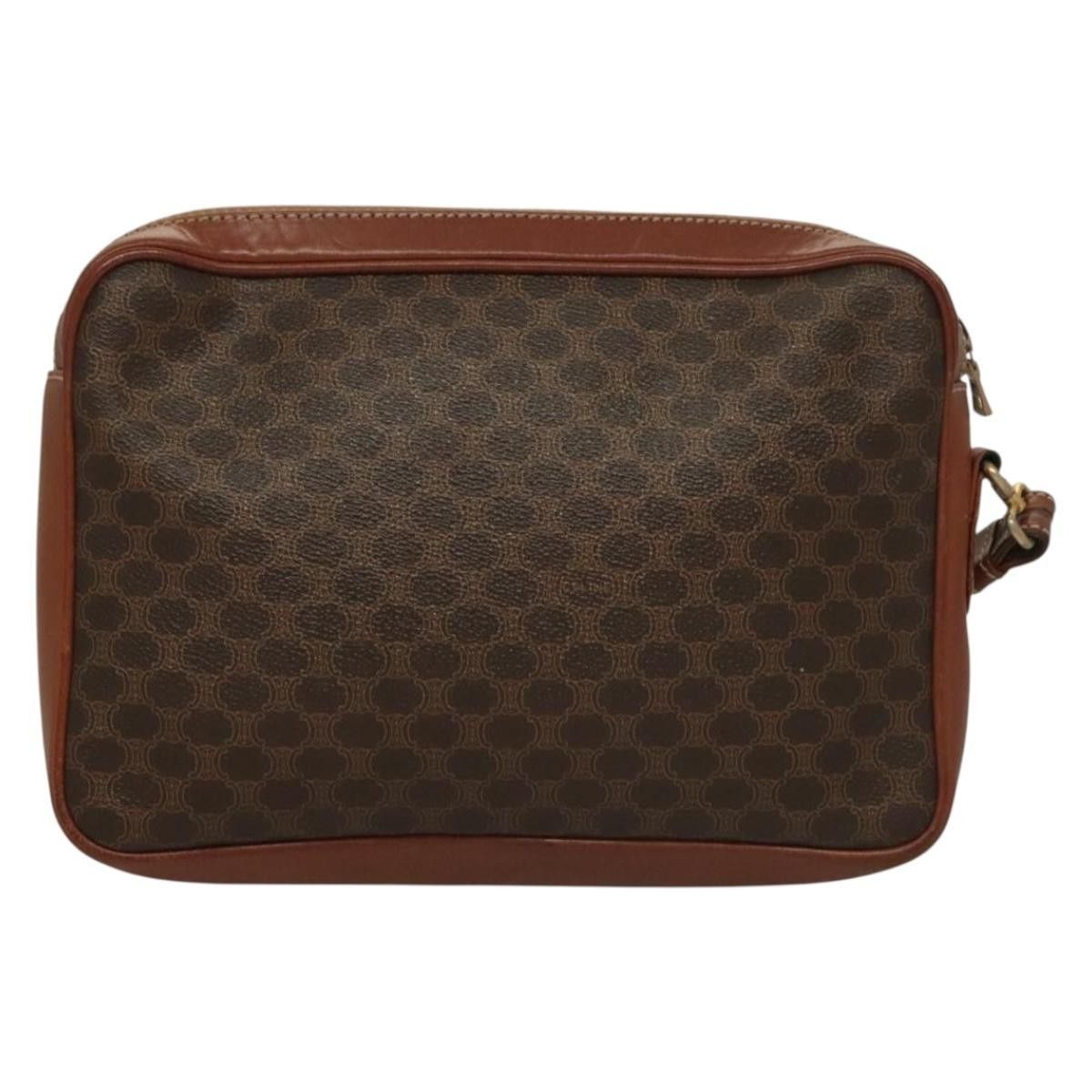 Celine Celine Macadam Pochette Canvas and Leather Size ONE SIZE - 2 Thumbnail
