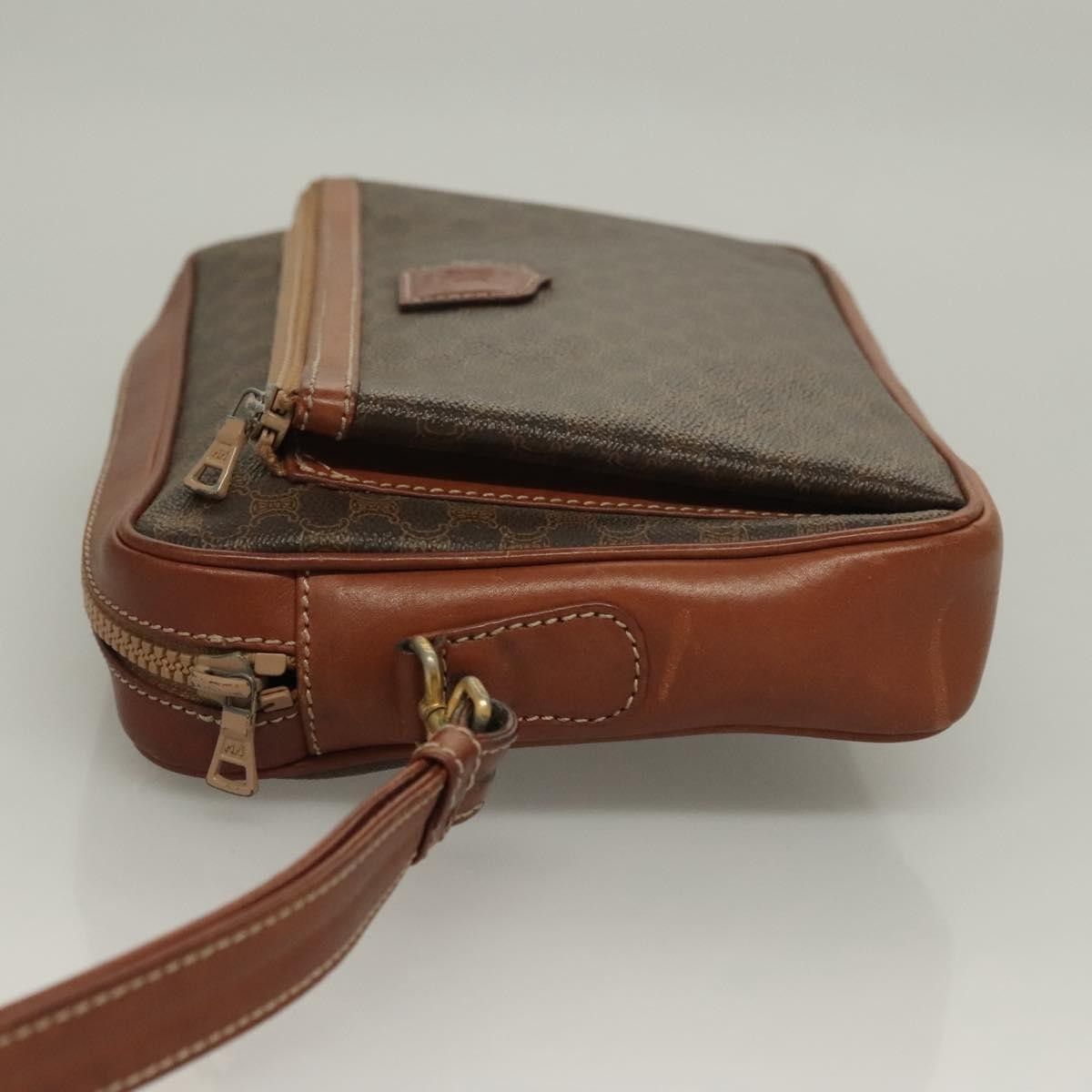 Celine Celine Macadam Pochette Canvas and Leather Size ONE SIZE - 4 Thumbnail