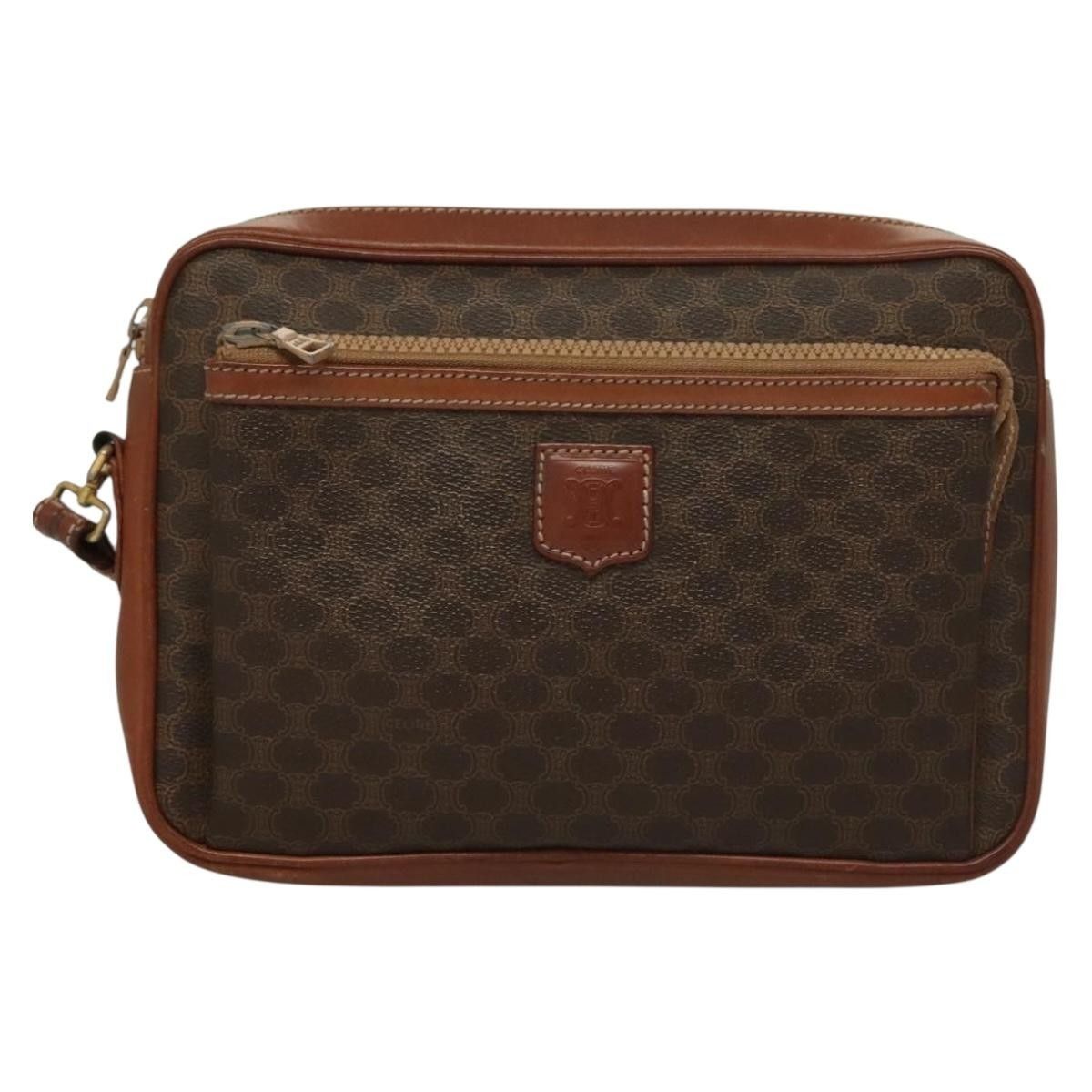 Celine Celine Macadam Pochette Canvas and Leather Size ONE SIZE - 17 Thumbnail