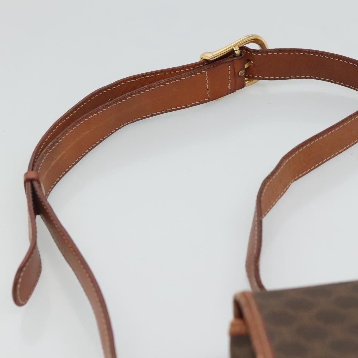 Celine Celine Vintage Macadam Shoulder Bag Canvas and Leather Size ONE SIZE - 16 Thumbnail