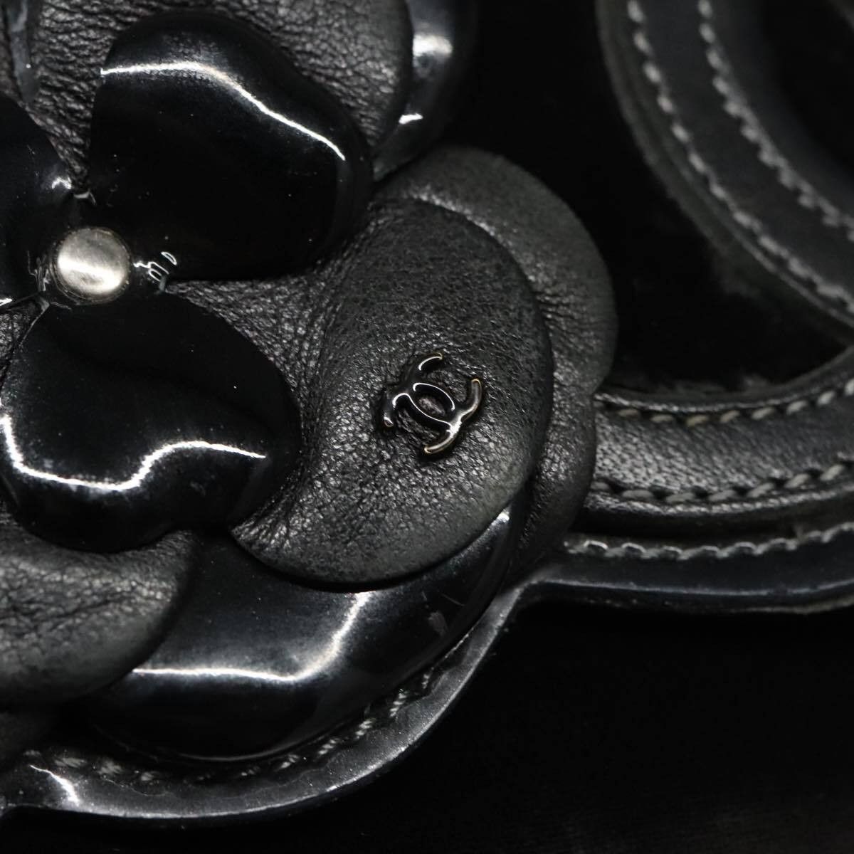 Chanel Chanel Camellia No.5 Chain Flap Bag Velvet Size ONE SIZE - 13 Thumbnail