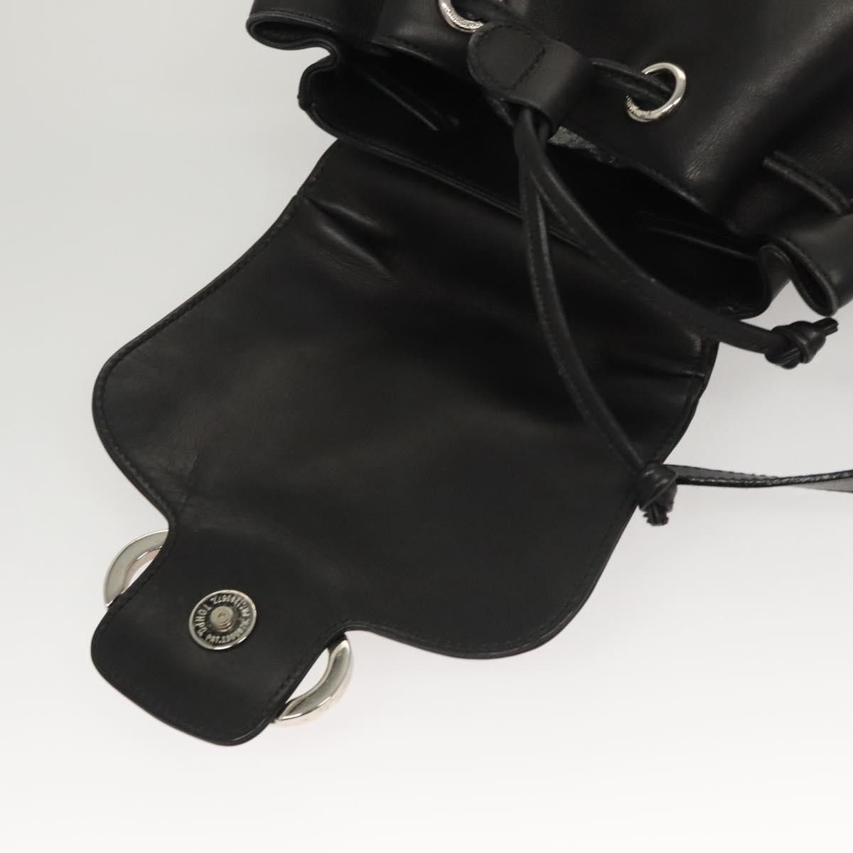 Salvatore Ferragamo Salvatore Ferragamo Gancini Flap Drawstring Backpack Leather Size ONE SIZE - 21 Thumbnail