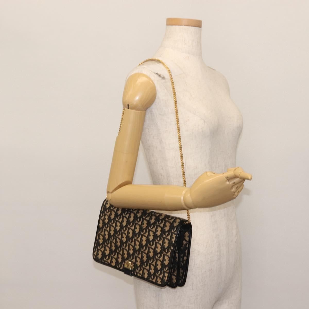 Dior Christian Dior Vintage Trotter Shoulder Bag Canvas Size ONE SIZE - 13 Thumbnail