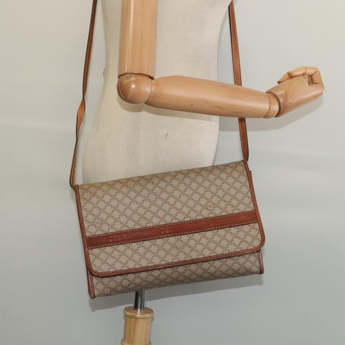 Celine Celine Vintage Macadam Canvas and Leather Size ONE SIZE - 13 Thumbnail