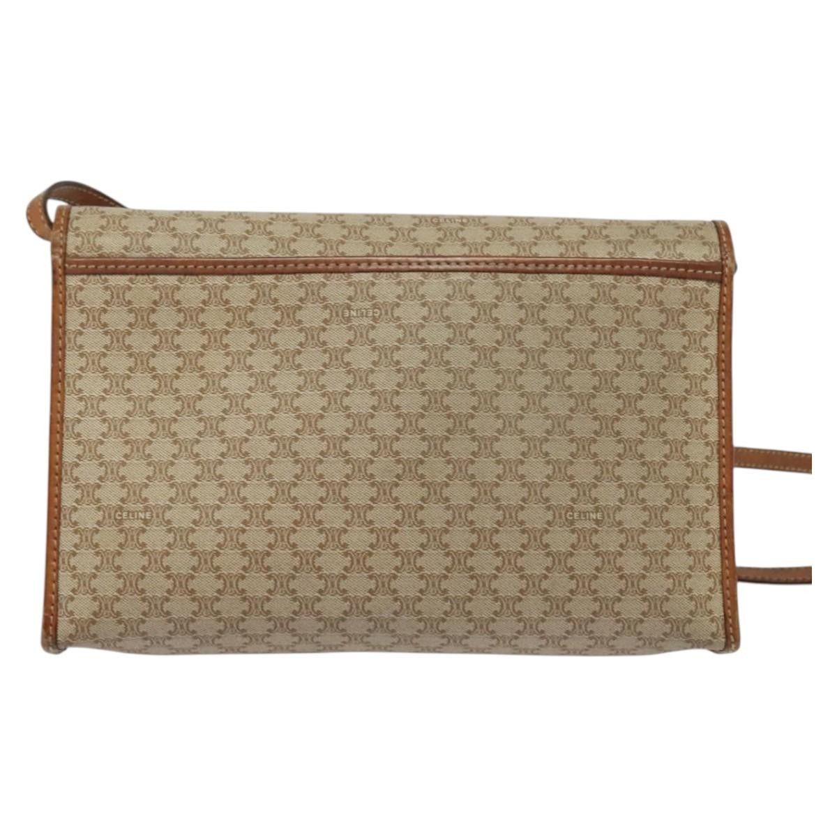 Celine Celine Vintage Macadam Canvas and Leather Size ONE SIZE - 2 Thumbnail
