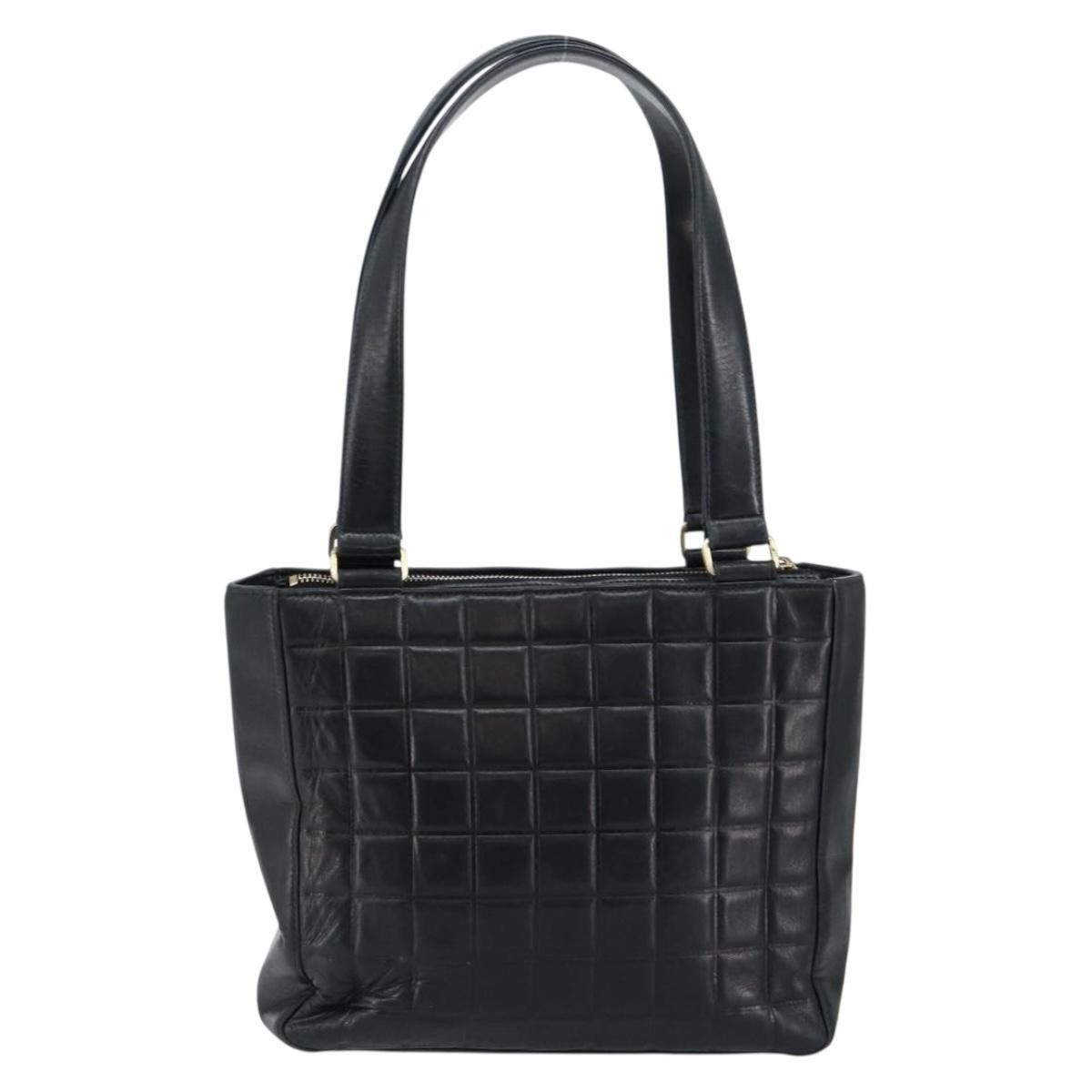 Chanel Chanel Chocolate Bar CC Tote Quilted Leather Size ONE SIZE - 2 Thumbnail