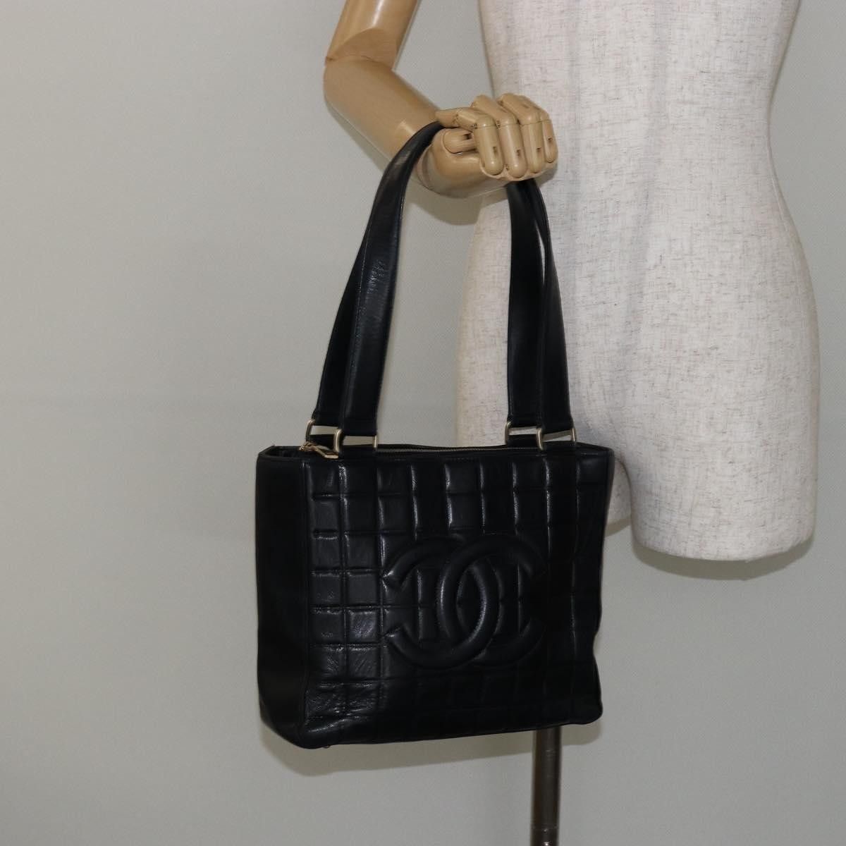Chanel Chanel Chocolate Bar CC Tote Quilted Leather Size ONE SIZE - 14 Thumbnail
