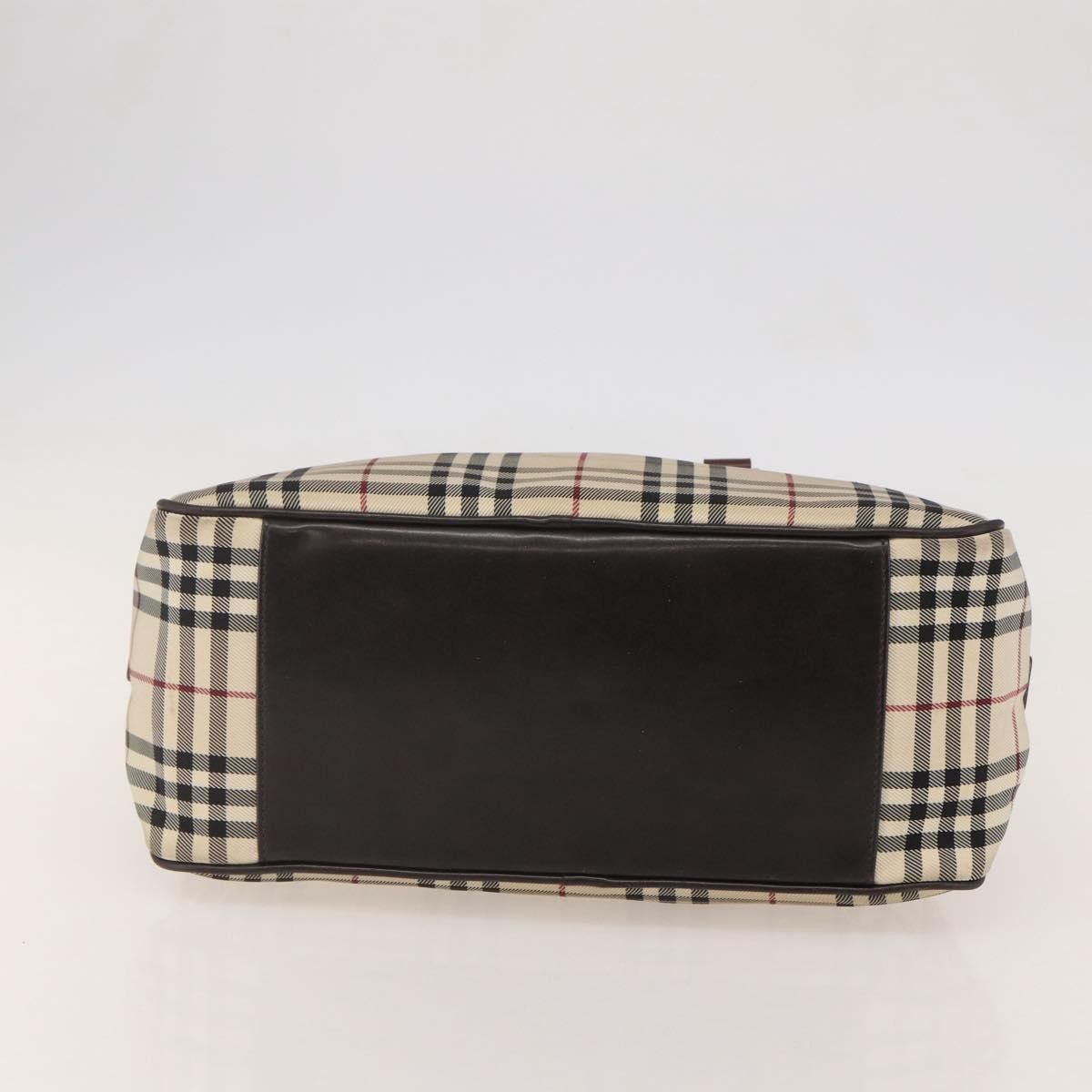 Burberry Burberry Nova Check Bowling Bag Canvas Size ONE SIZE - 14 Thumbnail