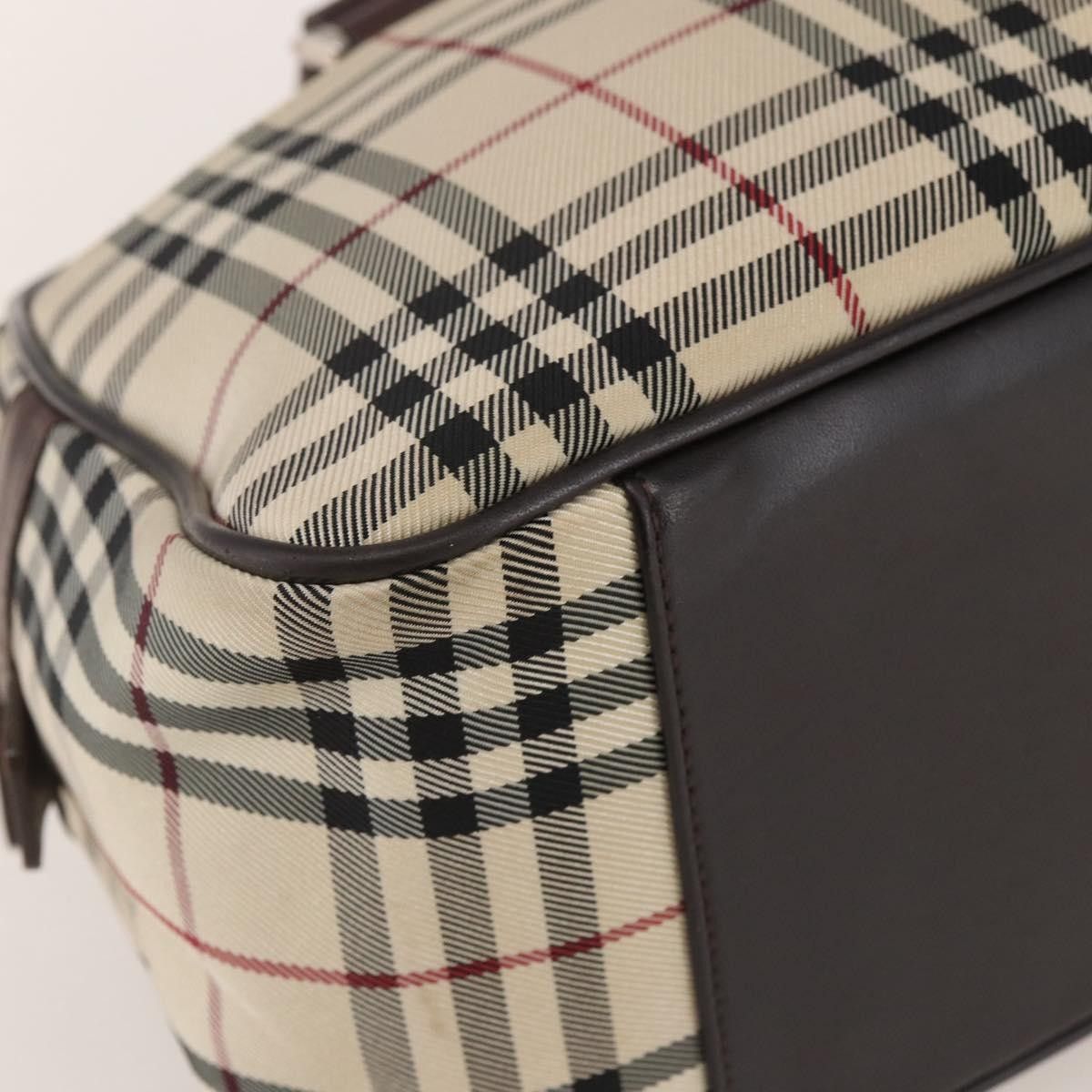 Burberry Burberry Nova Check Bowling Bag Canvas Size ONE SIZE - 9 Thumbnail