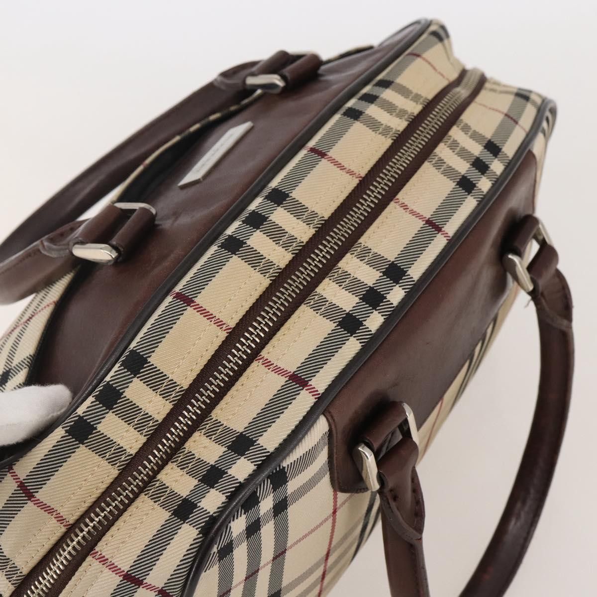 Burberry Burberry Nova Check Bowling Bag Canvas Size ONE SIZE - 12 Thumbnail
