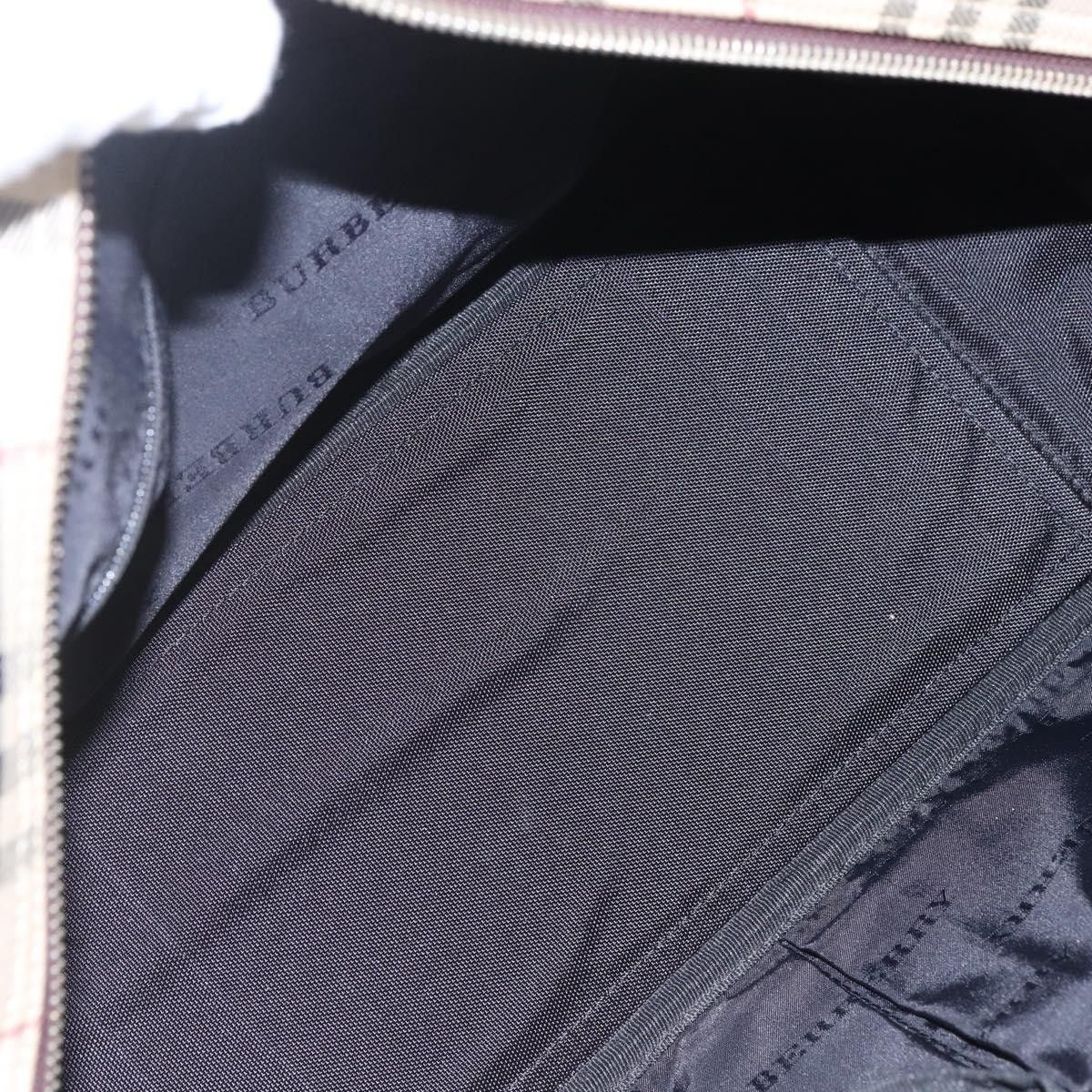 Burberry Burberry Nova Check Bowling Bag Canvas Size ONE SIZE - 5 Thumbnail