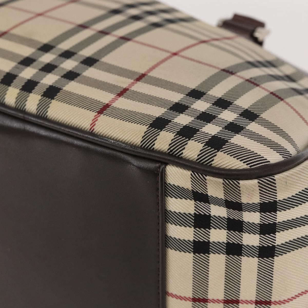 Burberry Burberry Nova Check Bowling Bag Canvas Size ONE SIZE - 8 Thumbnail