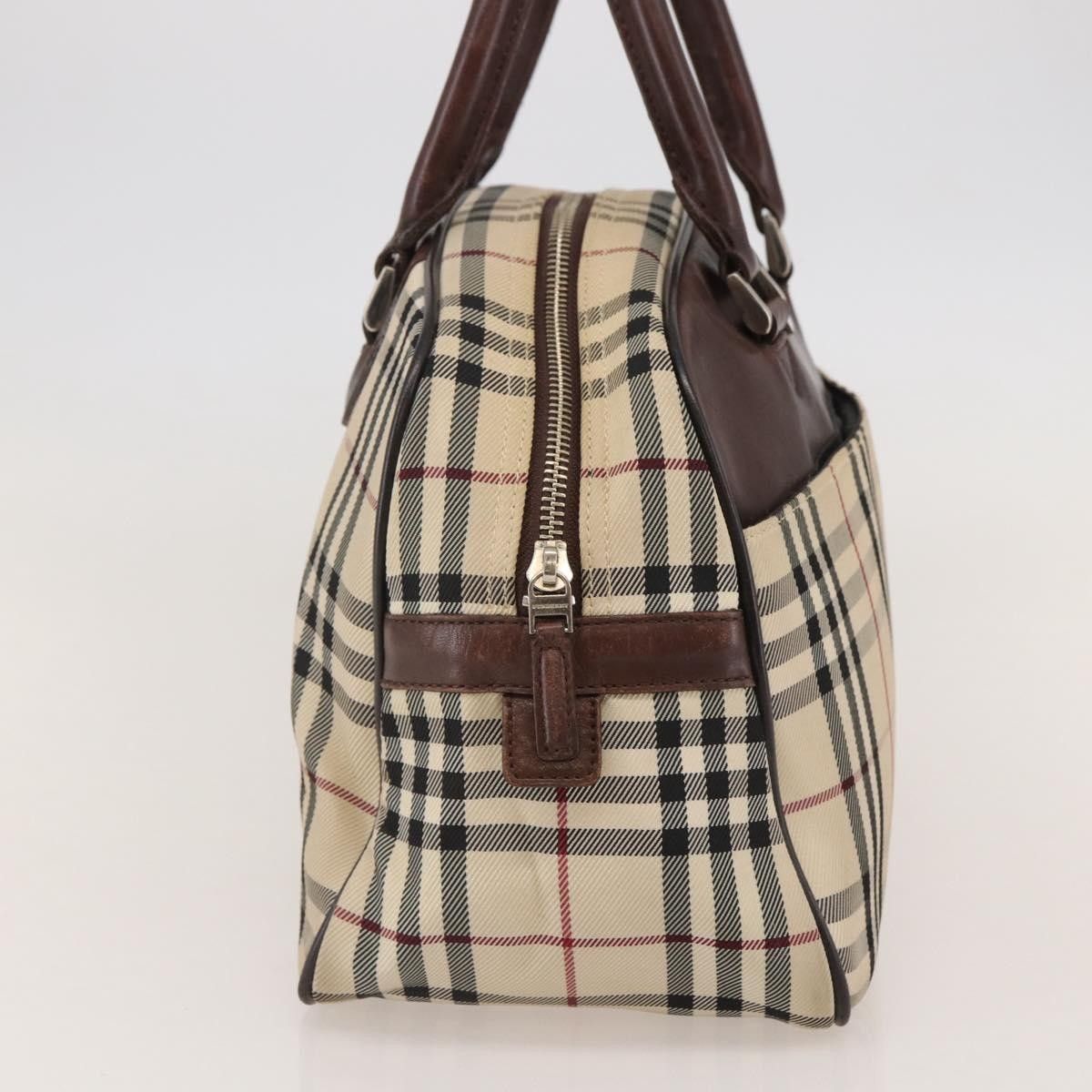 Burberry Burberry Nova Check Bowling Bag Canvas Size ONE SIZE - 3 Thumbnail