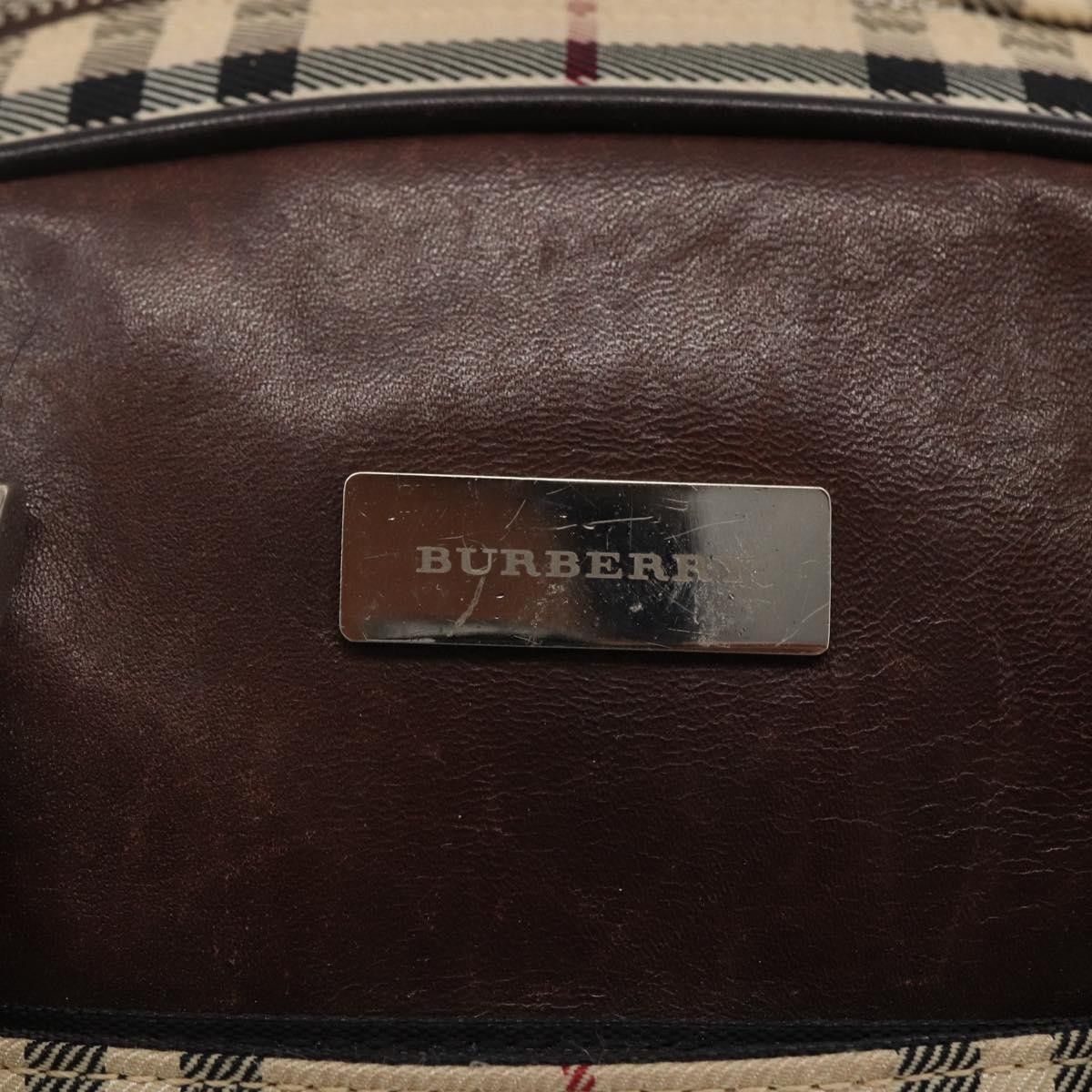 Burberry Burberry Nova Check Bowling Bag Canvas Size ONE SIZE - 6 Thumbnail